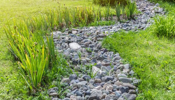 River Rock Garden Installation in Ogden