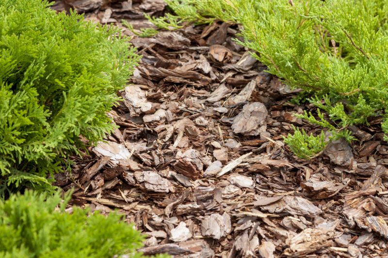 Cypress Mulch Spreading
